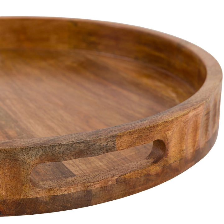Mango Wood Tray With Handles