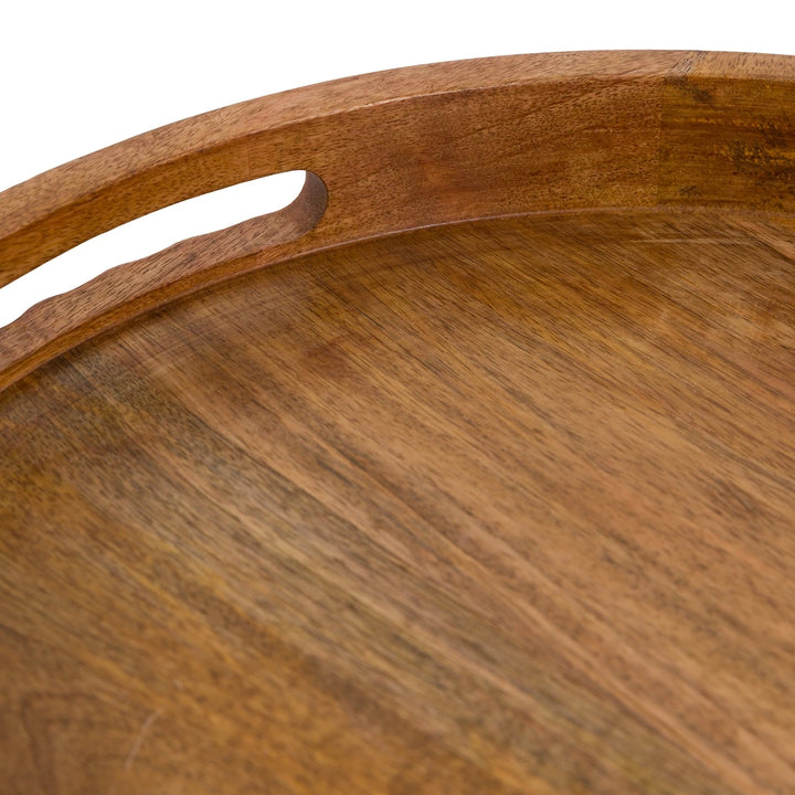 Mango Wood Tray With Handles