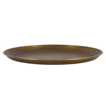 Zikka Metal Tray - Gold