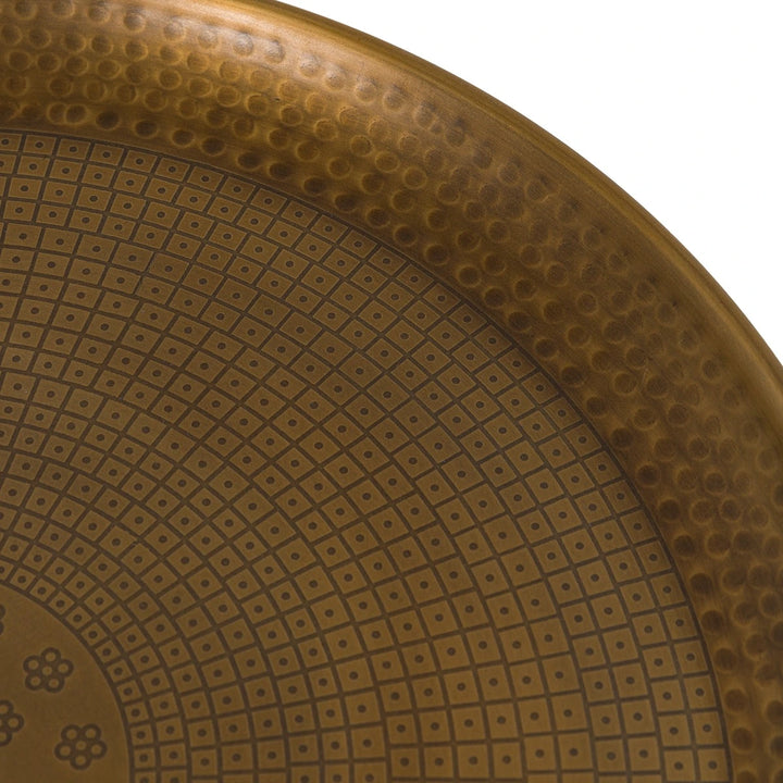 Zikka Metal Tray - Gold