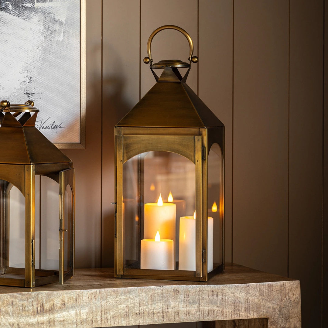 Metal Lantern - Gold