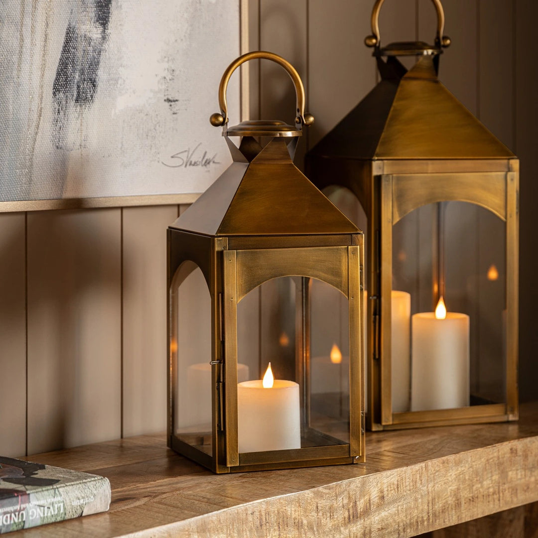Metal Lantern - Gold