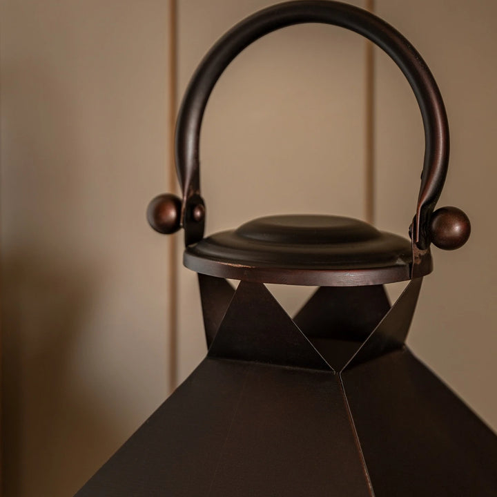 Metal Lantern - Brown