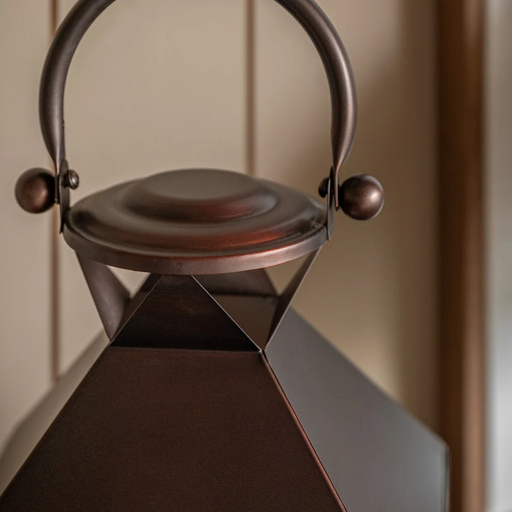 Metal Lantern - Brown