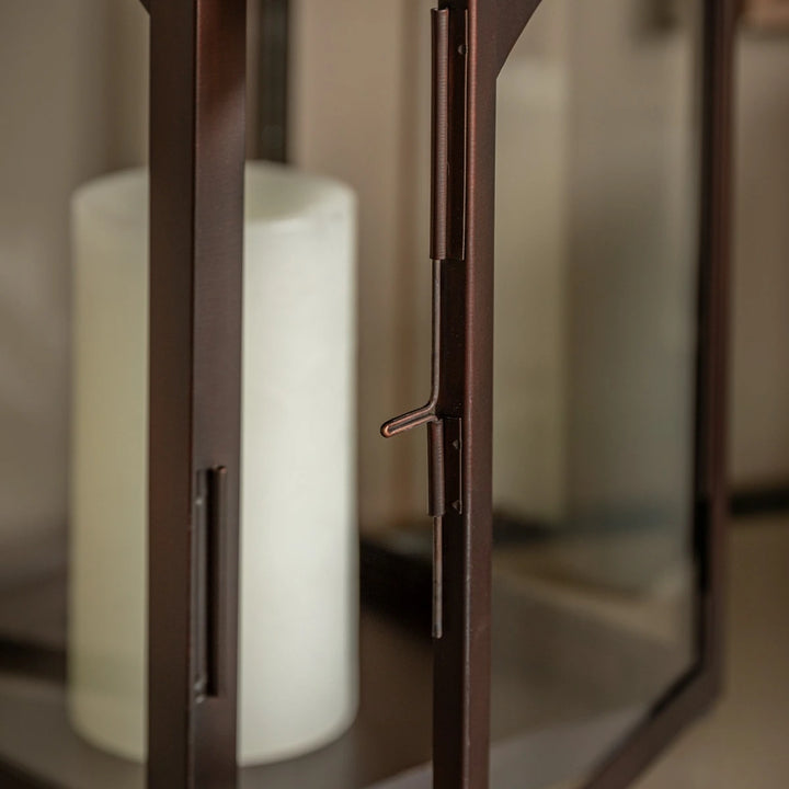 Metal Lantern - Brown