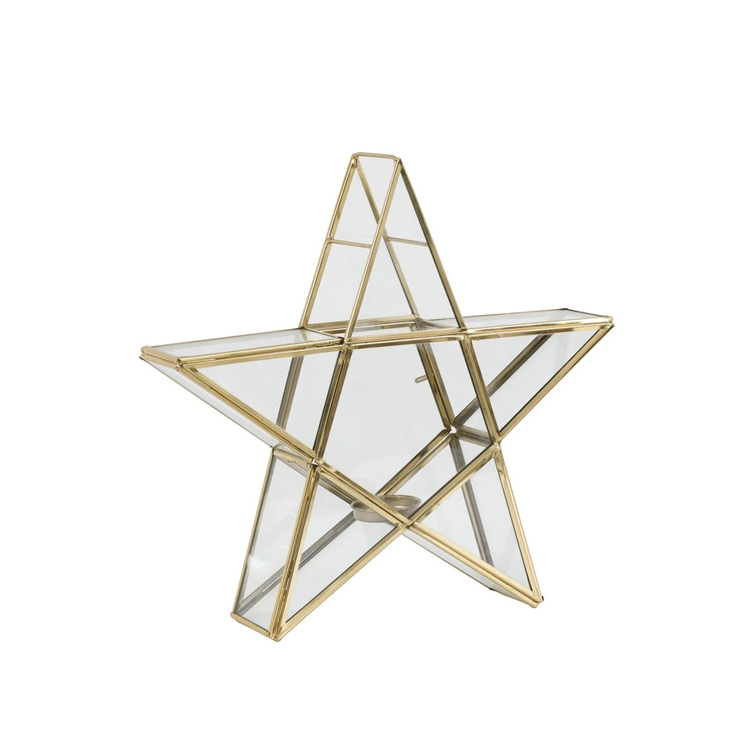 Star Tealight Holder - Gold