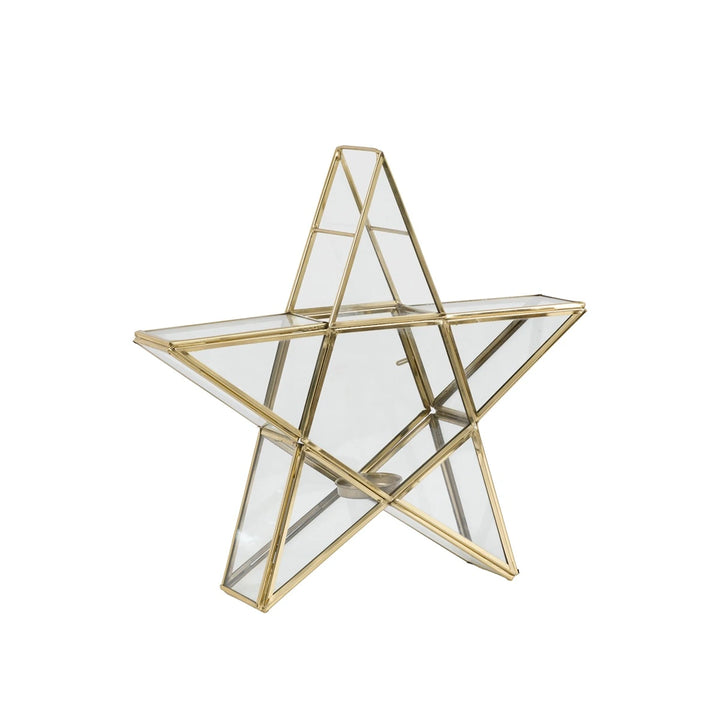 Star Tealight Holder - Gold