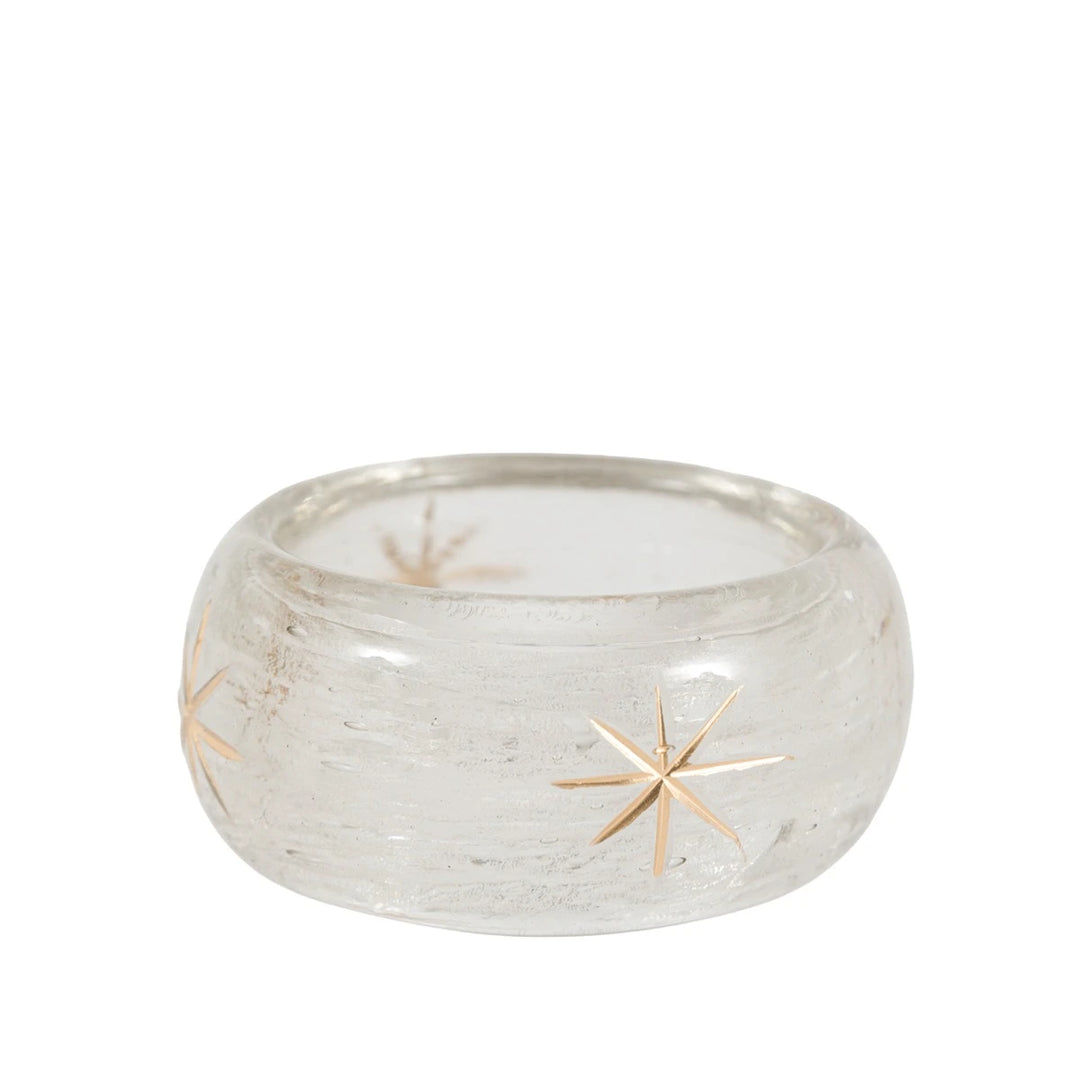 Snowflake Set of 4 Napkin Rings