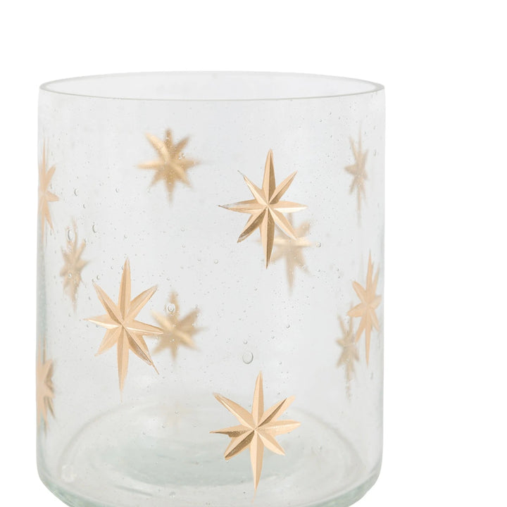 Snowflake Set of 2 Candle Holders