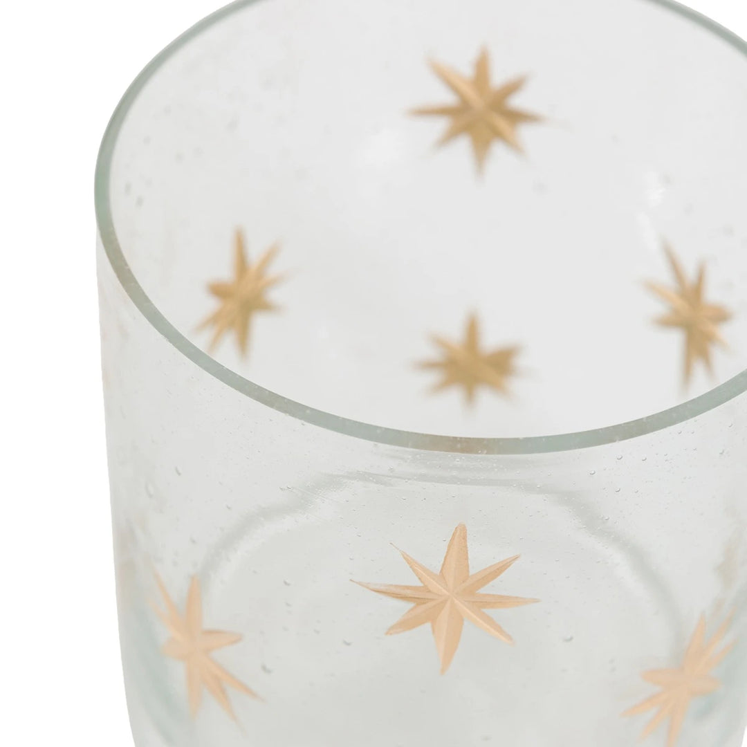 Snowflake Set of 2 Candle Holders