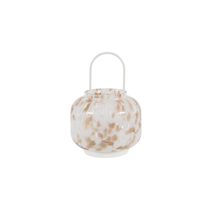 Confetti Lantern - White & Gold