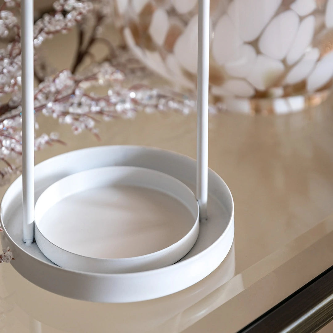 Confetti Lantern - White & Gold