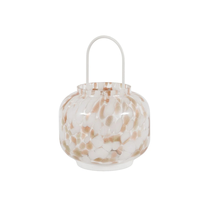 Confetti Lantern - White & Gold