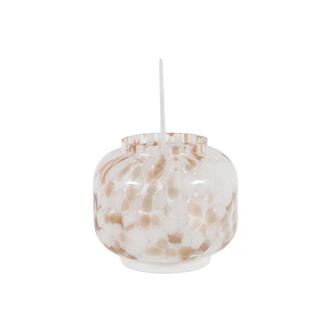 Confetti Lantern - White & Gold