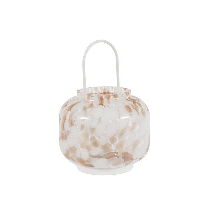Confetti Lantern - White & Gold