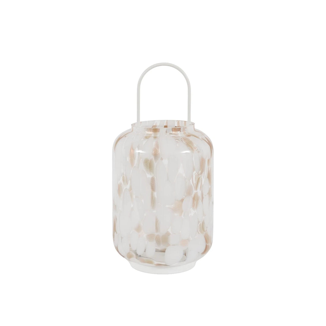 Confetti Lantern - White & Gold