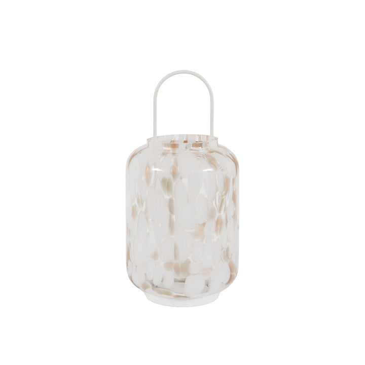 Confetti Lantern - White & Gold