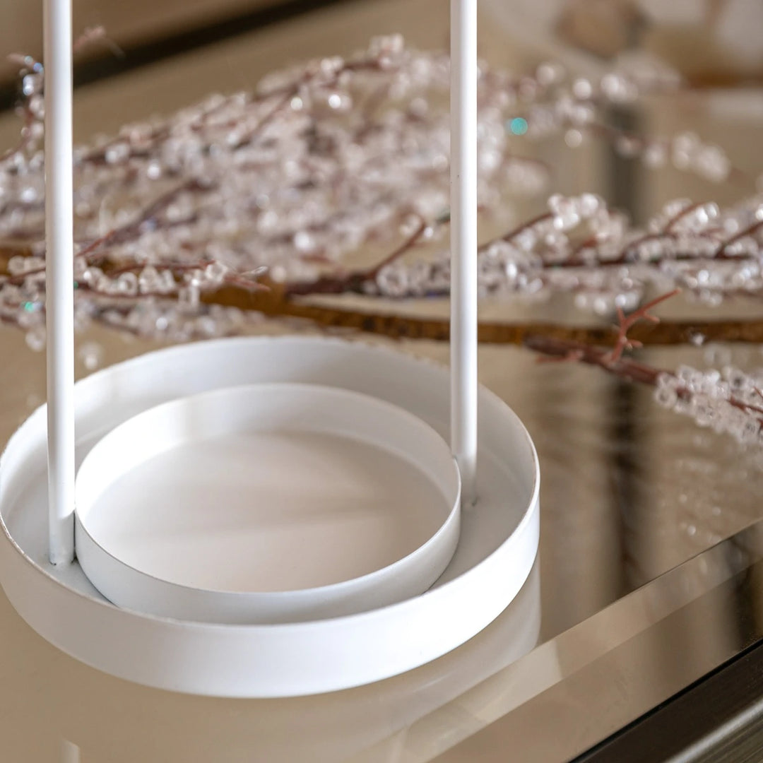 Confetti Lantern - White & Gold