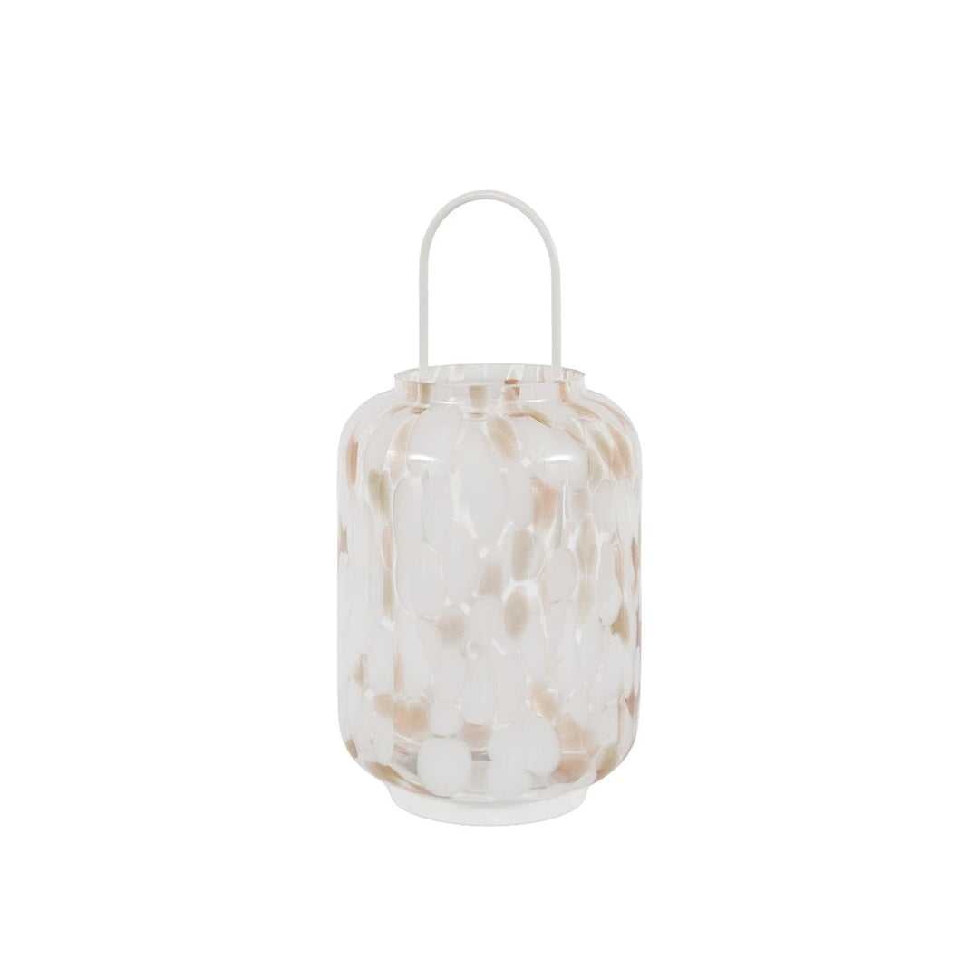 Confetti Lantern - White & Gold