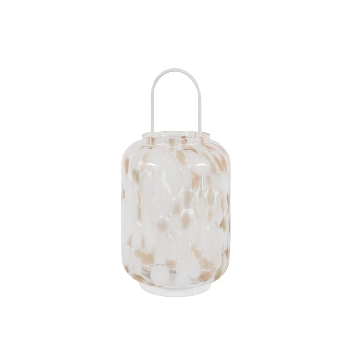 Confetti Lantern - White & Gold