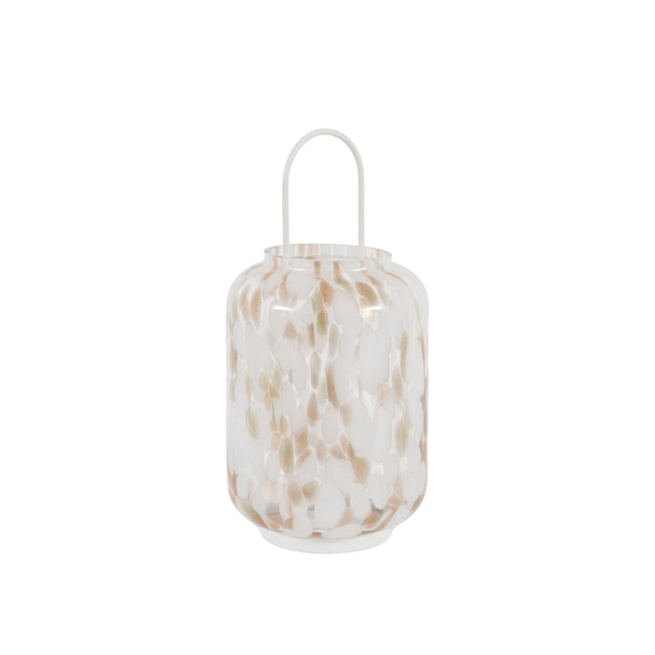 Confetti Lantern - White & Gold