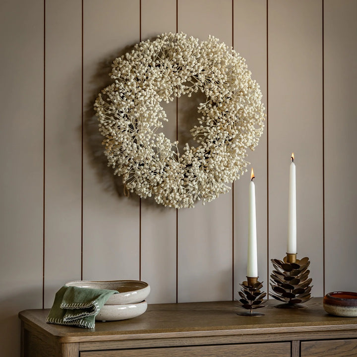 Natural Gypsophila Wreath