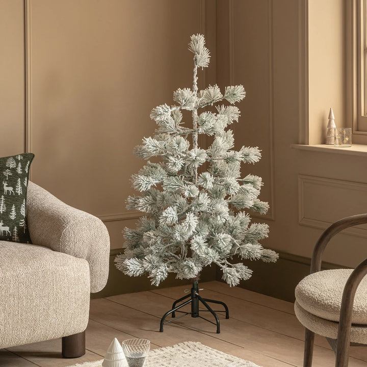 Flocked Pine LED Christmas Tree