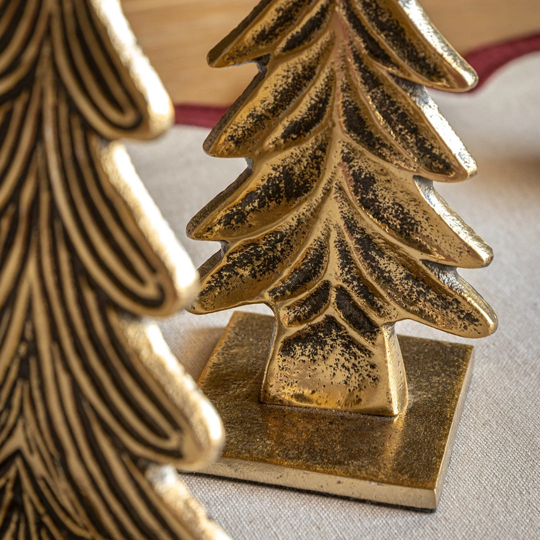 Heritage Set of 3 Tree Ornaments - Gold