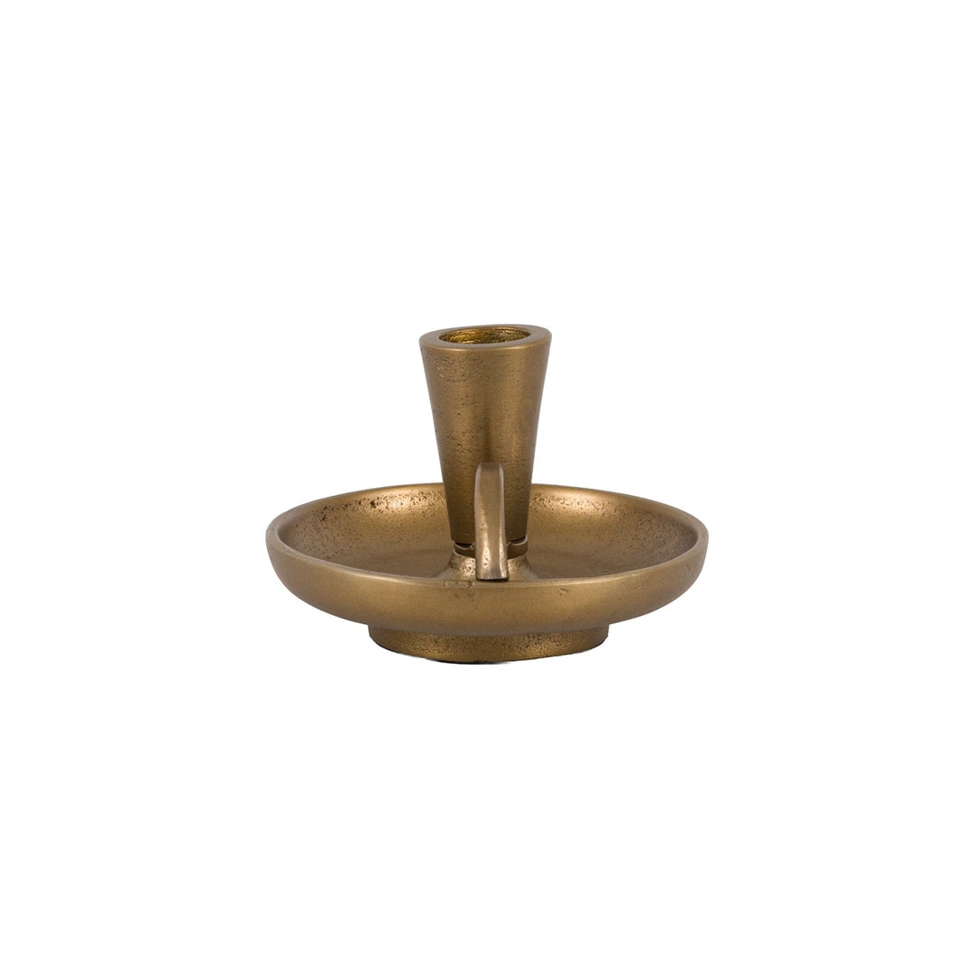 Brass Dinner Candle Holder