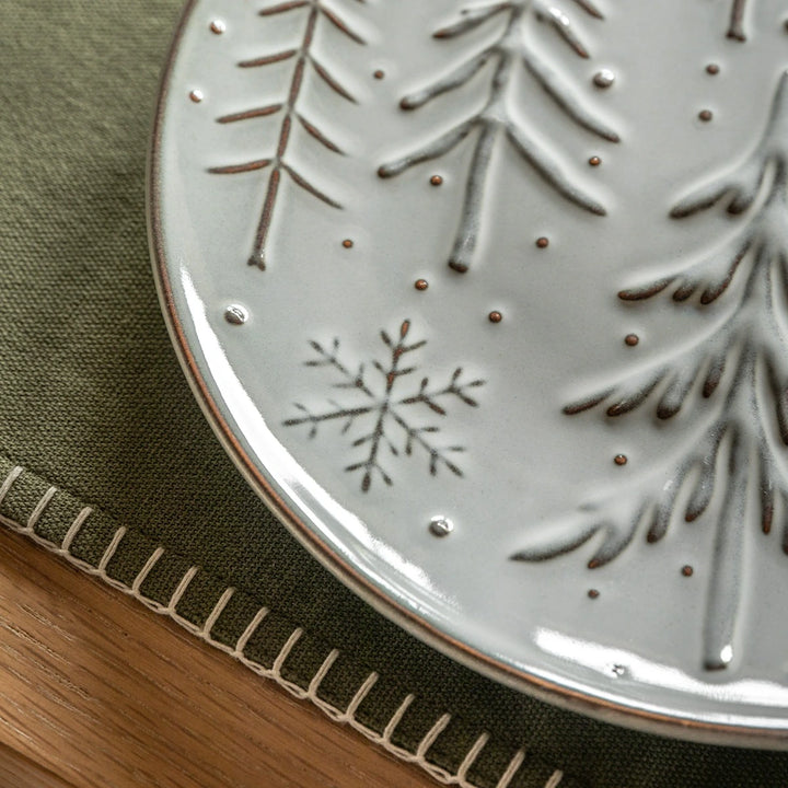 Woodland Set of 4 Tree Side Plates