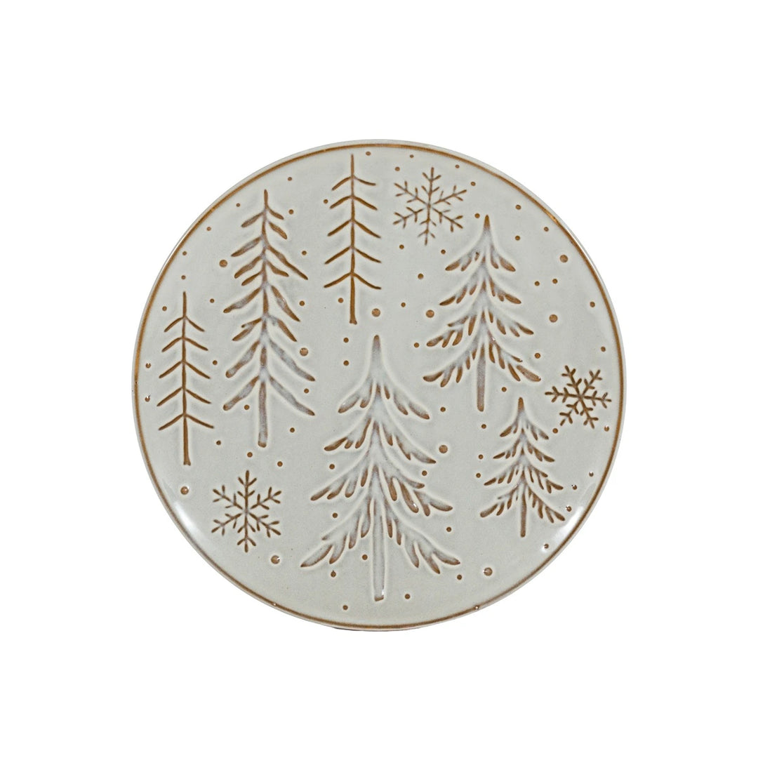 Woodland Set of 4 Tree Side Plates
