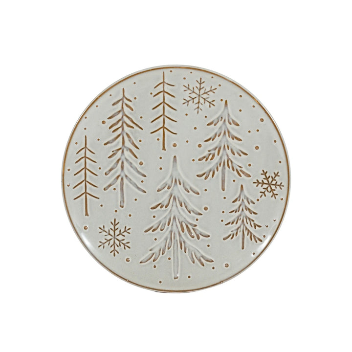 Woodland Set of 4 Tree Side Plates