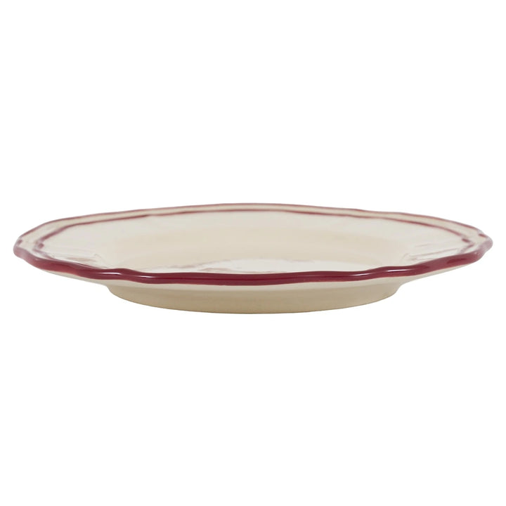 Heritage Set of 4 Scallop Side Plates - Red