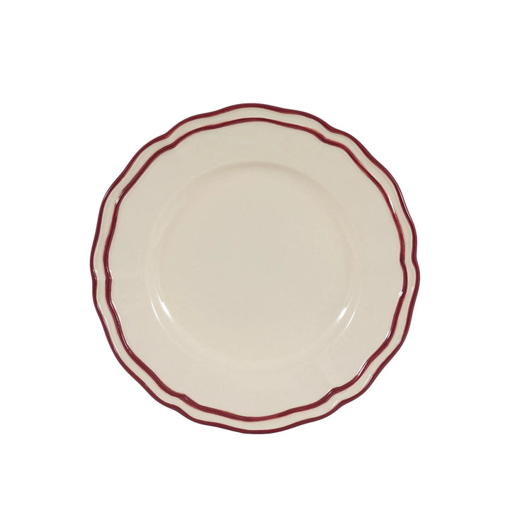 Heritage Set of 4 Scallop Side Plates - Red