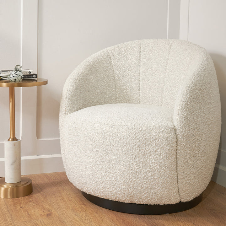 Chalain Boucle Accent Chair - Natural