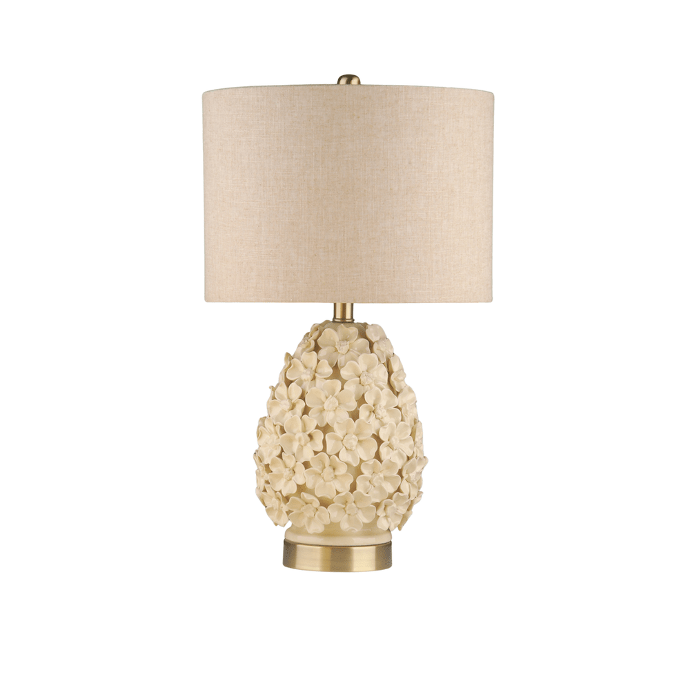 Sara Table Lamp - Cream