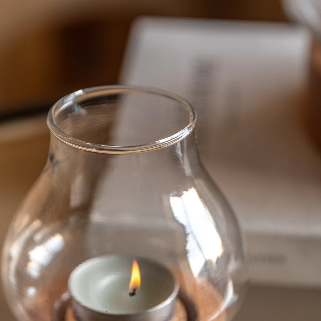 Mango Wood Set of 2 Tealight Candle Holders