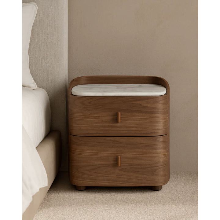 Vertu Bedside Table - Walnut Tommy Franks 2