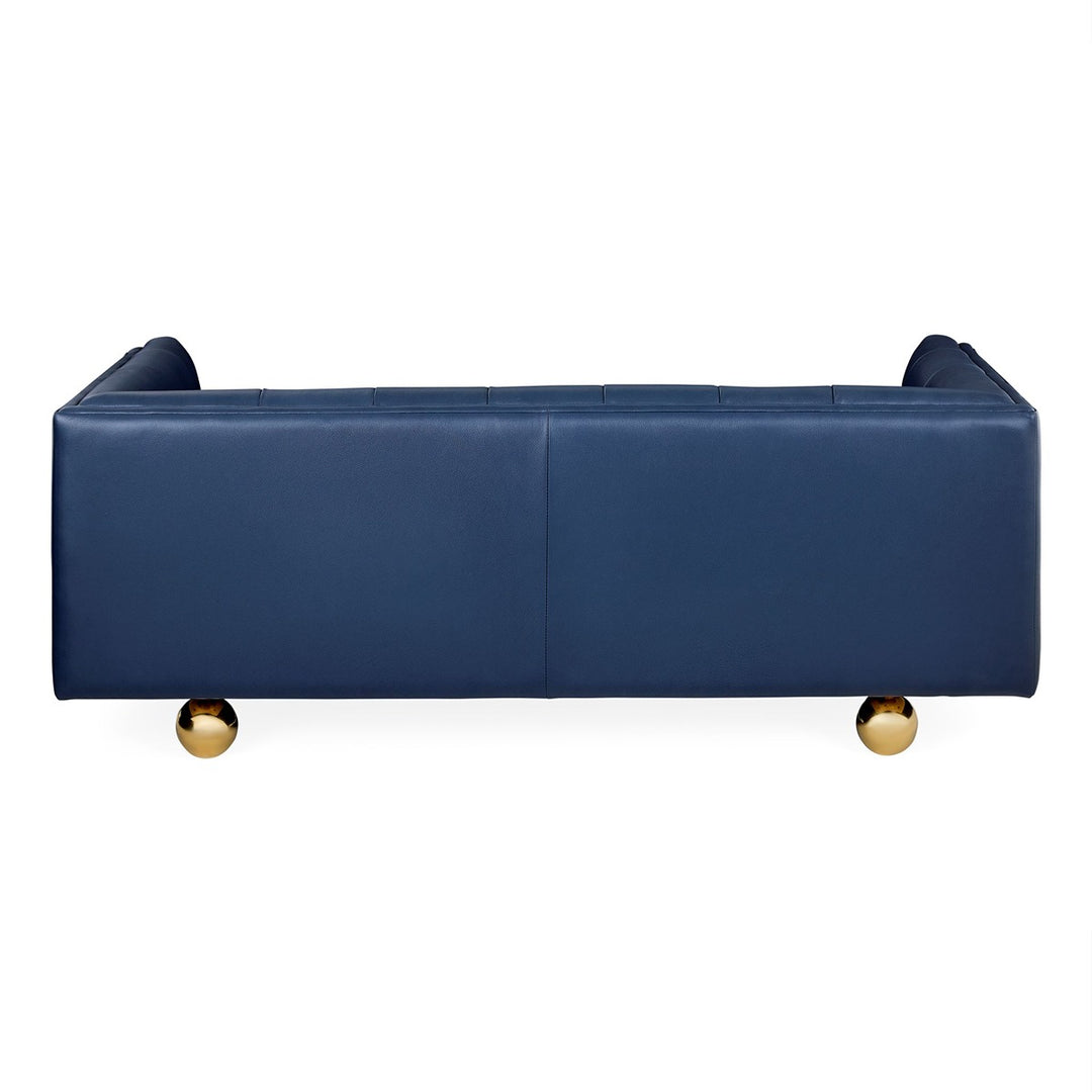 Claridge Sofa - Brogue Navy Leather Design Maven 6