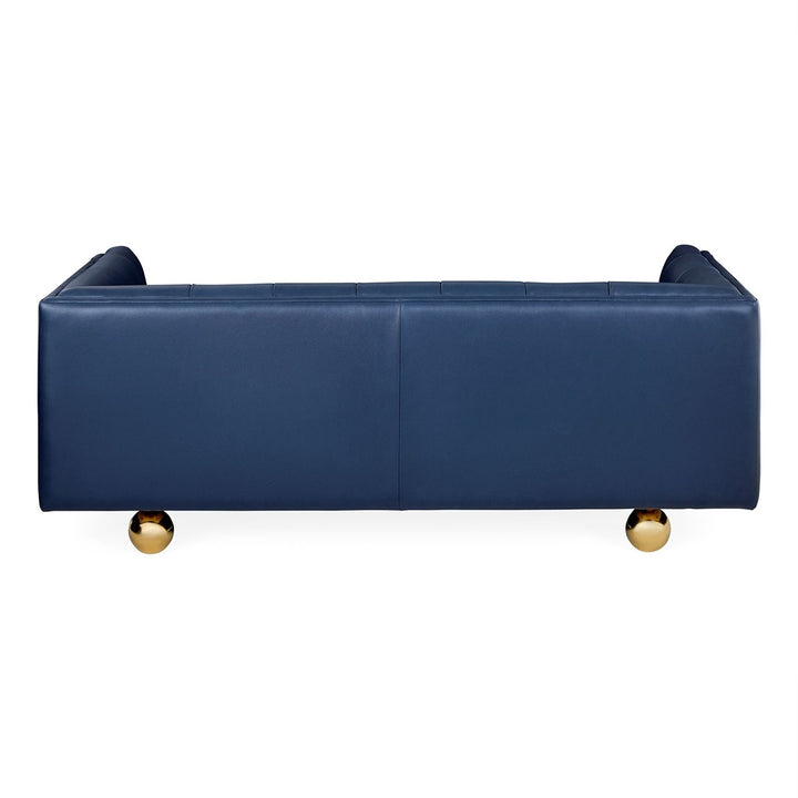 Claridge Sofa - Brogue Navy Leather Design Maven 6