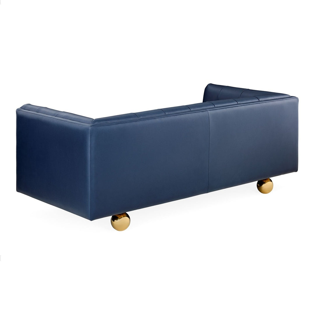 Claridge Sofa - Brogue Navy Leather Design Maven 7