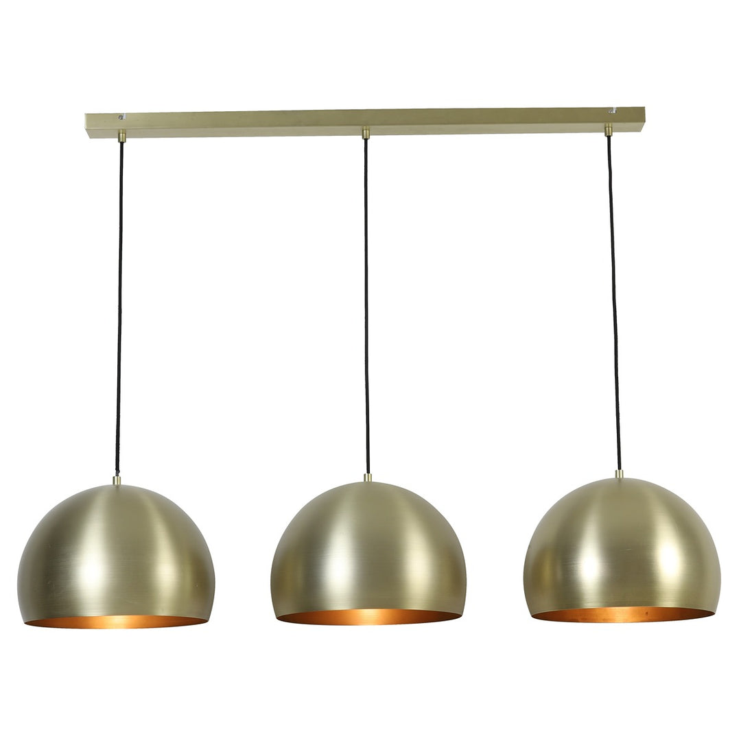 Jaicey 3 Light Pendant Light - Matte Gold Light & Living 3