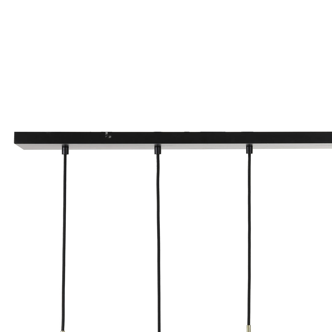 Rakel 5 Light Pendant Light - Antique Bronze & Smoked Glass Light & Living 9
