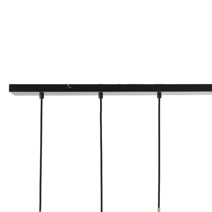 Rakel 5 Light Pendant Light - Antique Bronze & Smoked Glass Light & Living 9