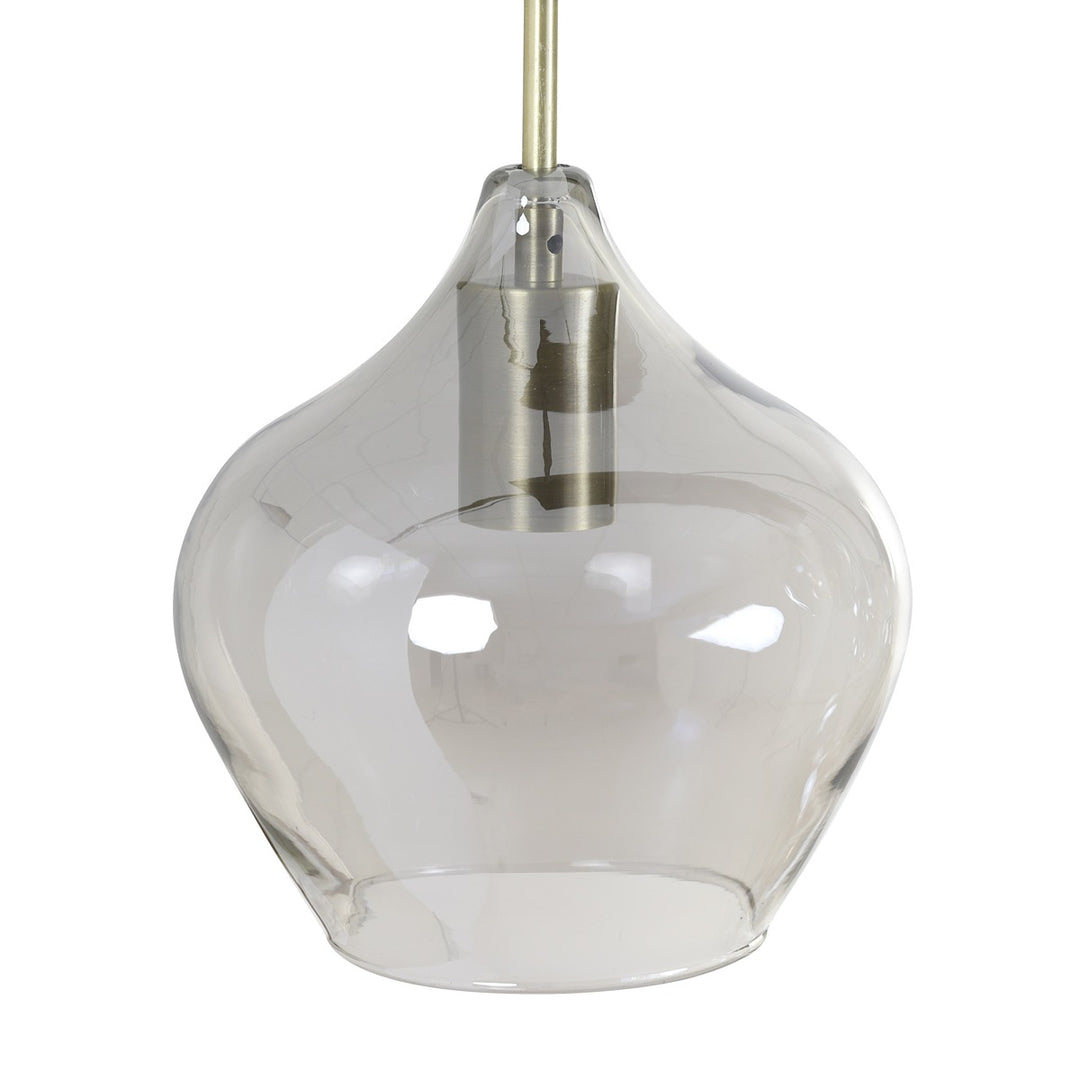 Rakel 10 Pendant Light - Antique Bronze & Smoked Glass Light & Living 7