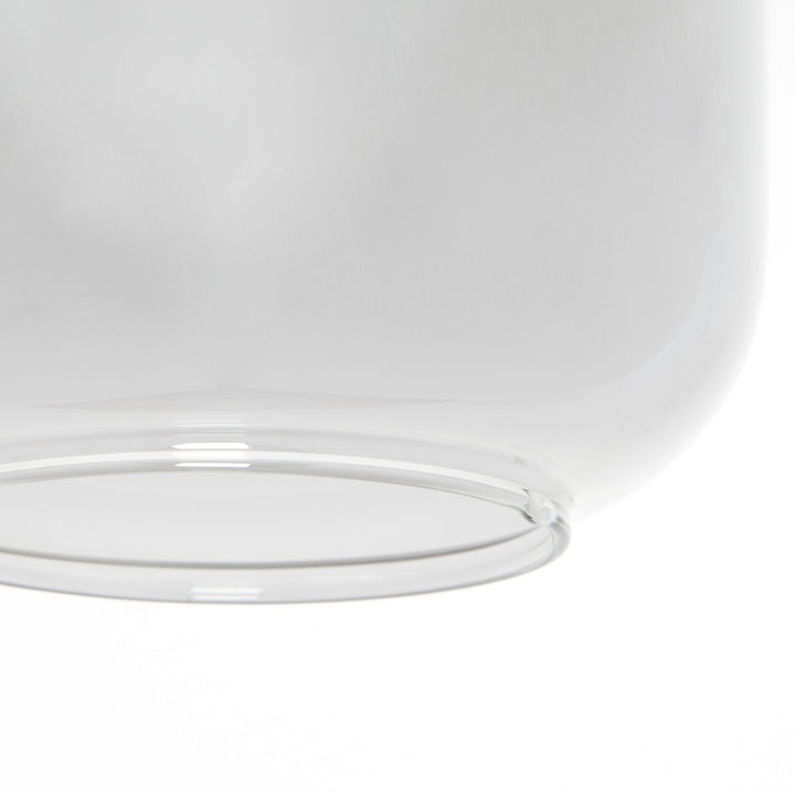 Lekar 5 Light Pendant Light - Black & Smoked Glass Light & Living 9
