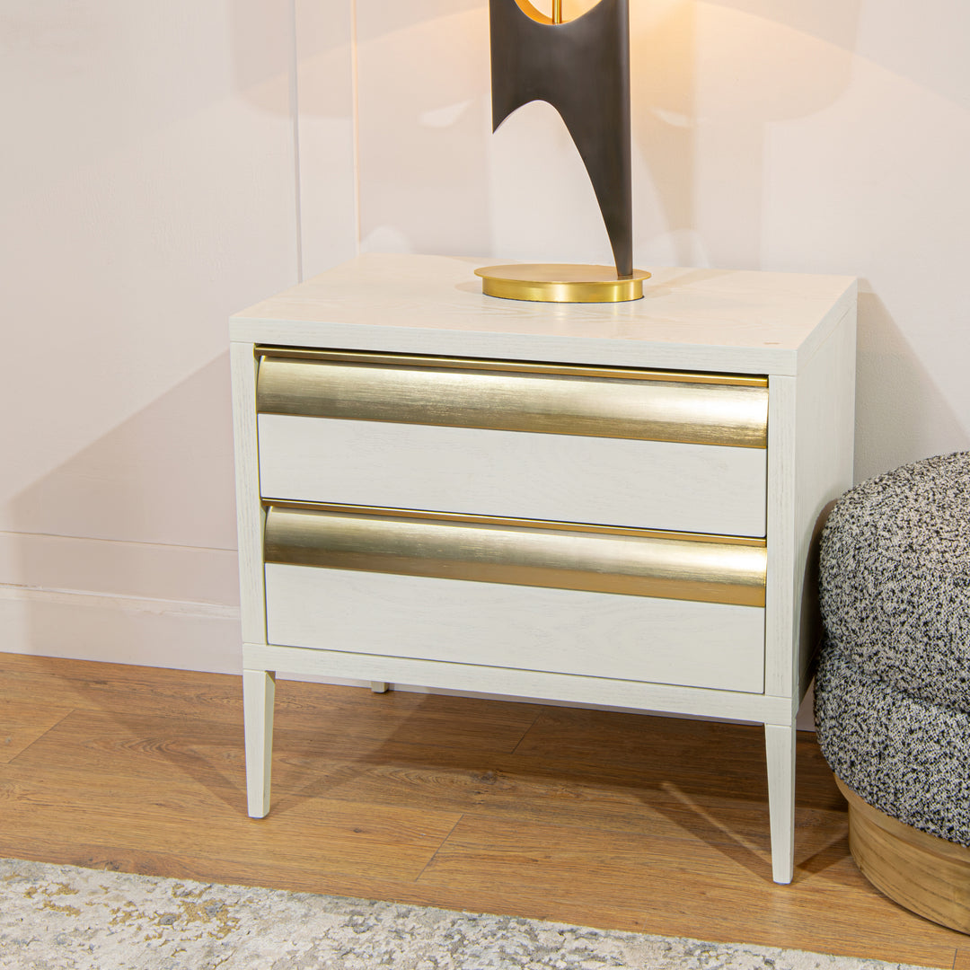 Rhona 2 Drawer Bedside Table