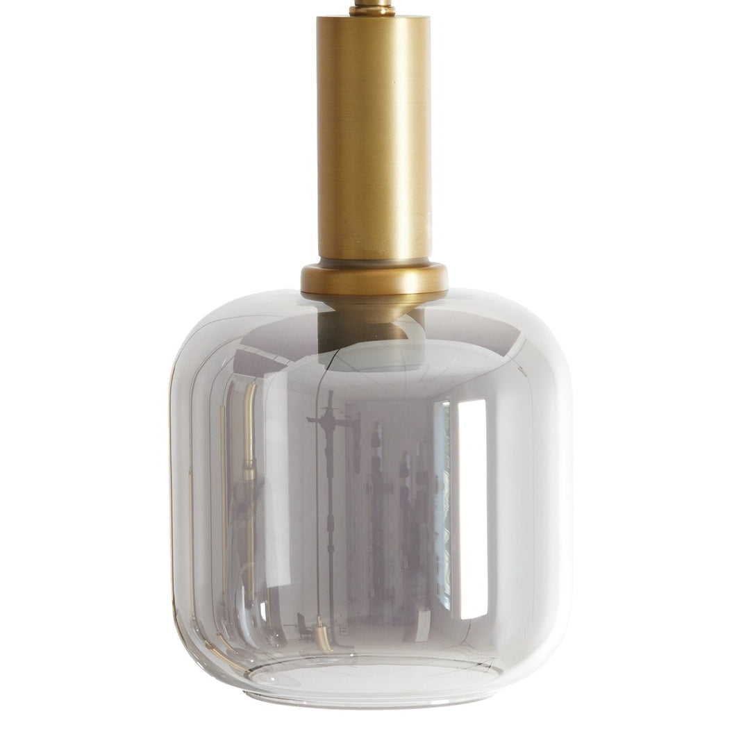 Lekar 9 Pendant Light - Antique Bronze & Smoked Glass Light & Living 5