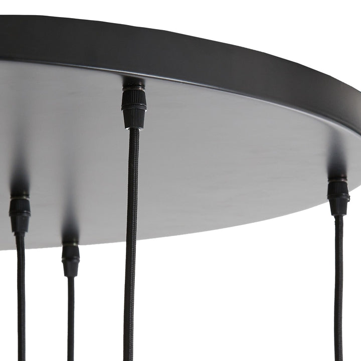 Lekar 9 Pendant Light - Antique Bronze & Smoked Glass Light & Living 6