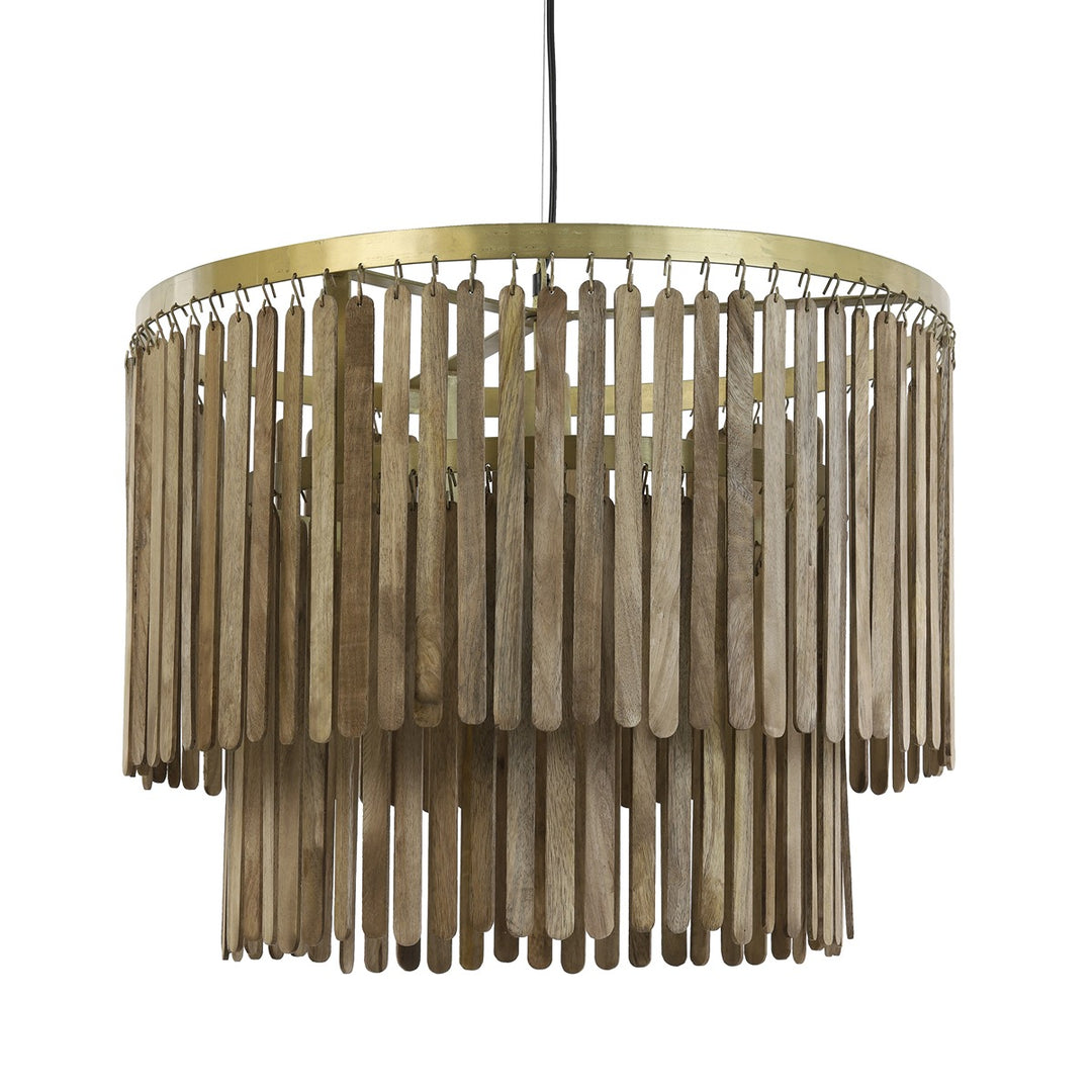 Gularo Wooden Pendant Light - Bronze Light & Living 1